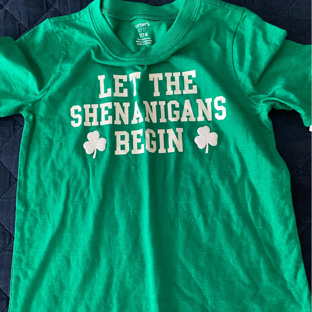 Boys St Patrick’s Day shirt